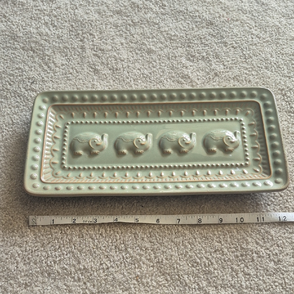 Ceramic Elephant Tray